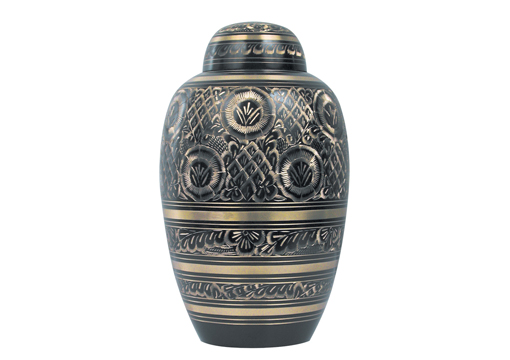 Black and Gold Engraved
